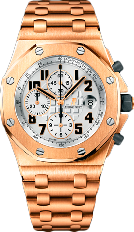 Review Replica Audemars Piguet Royal Oak Offshore Chronograph Gold 26170OR.OO.1000OR.01 watch